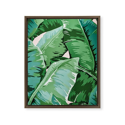 Banana leaf grandeur II Framed Canvas Print Gallery Image 12