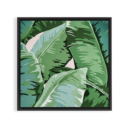 Banana leaf grandeur II Framed Canvas Print Gallery Image 6