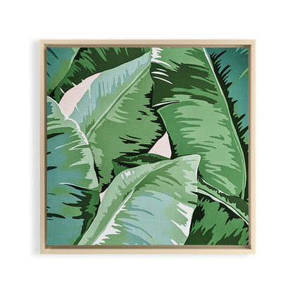 Banana leaf grandeur II Framed Canvas Print Gallery Image 24