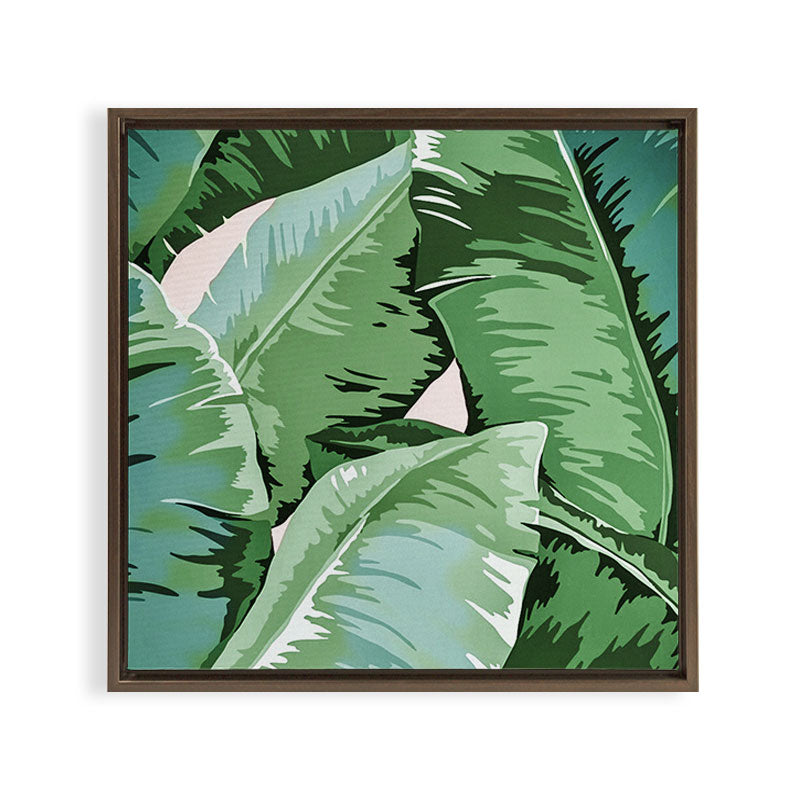 Banana leaf grandeur II Framed Canvas Print Gallery Image 15