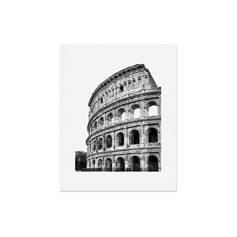 Colosseum Rome Black and White Art Print Gallery Image 5