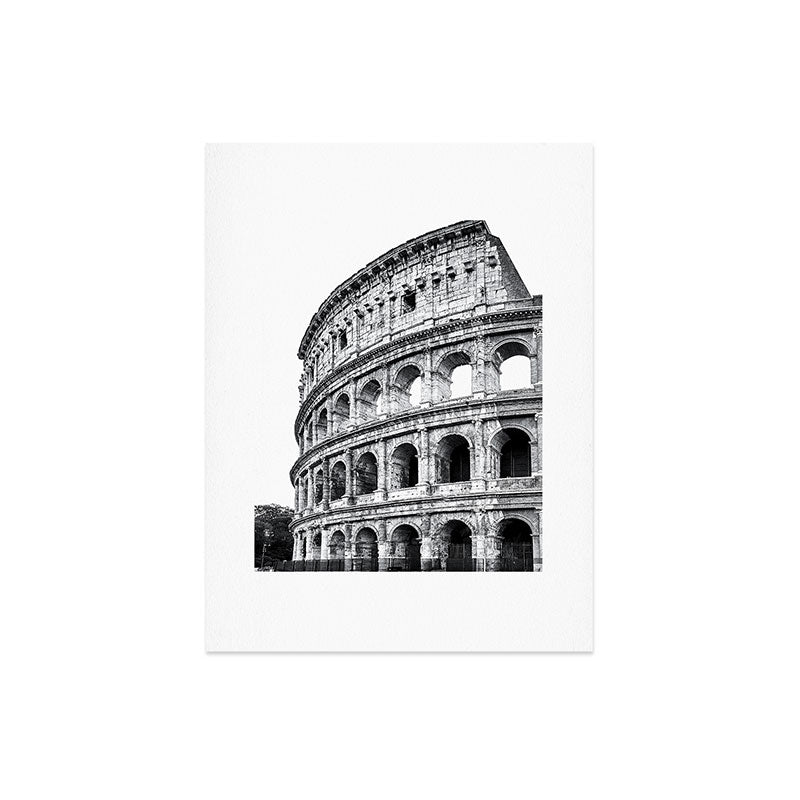 Colosseum Rome Black and White Art Print Gallery Image 6