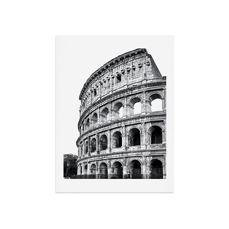 Colosseum Rome Black and White Art Print Gallery Image 7