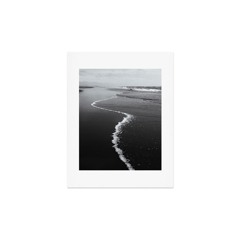 Black and White Shore Art Print Gallery Image 2