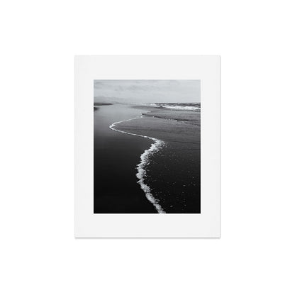 Black and White Shore Art Print Gallery Image 4