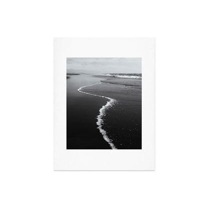 Black and White Shore Art Print Gallery Image 6