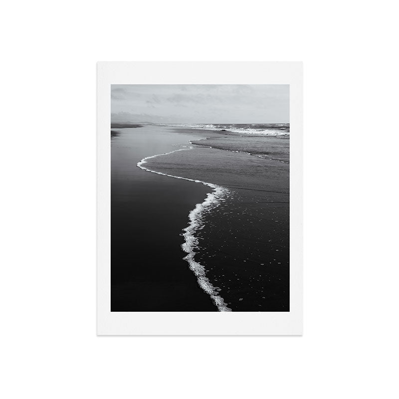 Black and White Shore Art Print Gallery Image 7