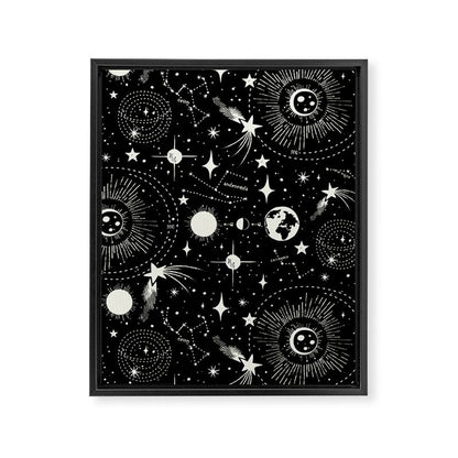 Solar System Framed Canvas Print Gallery Image 4