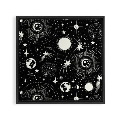 Solar System Framed Canvas Print Gallery Image 6