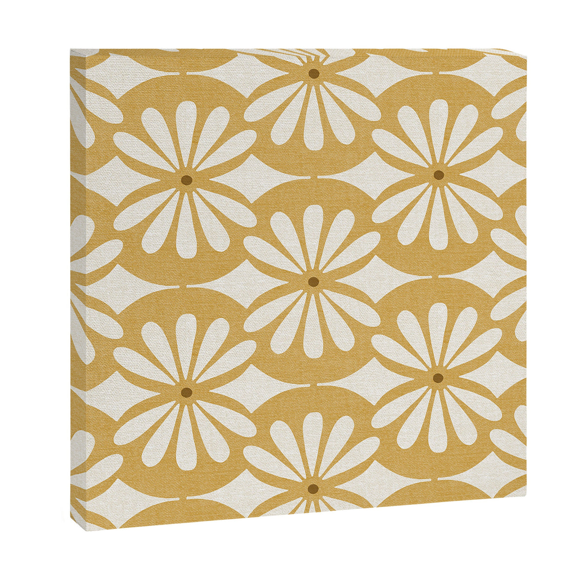 Solstice Boho Geometric Goldenrod Canvas Print Gallery Image 6