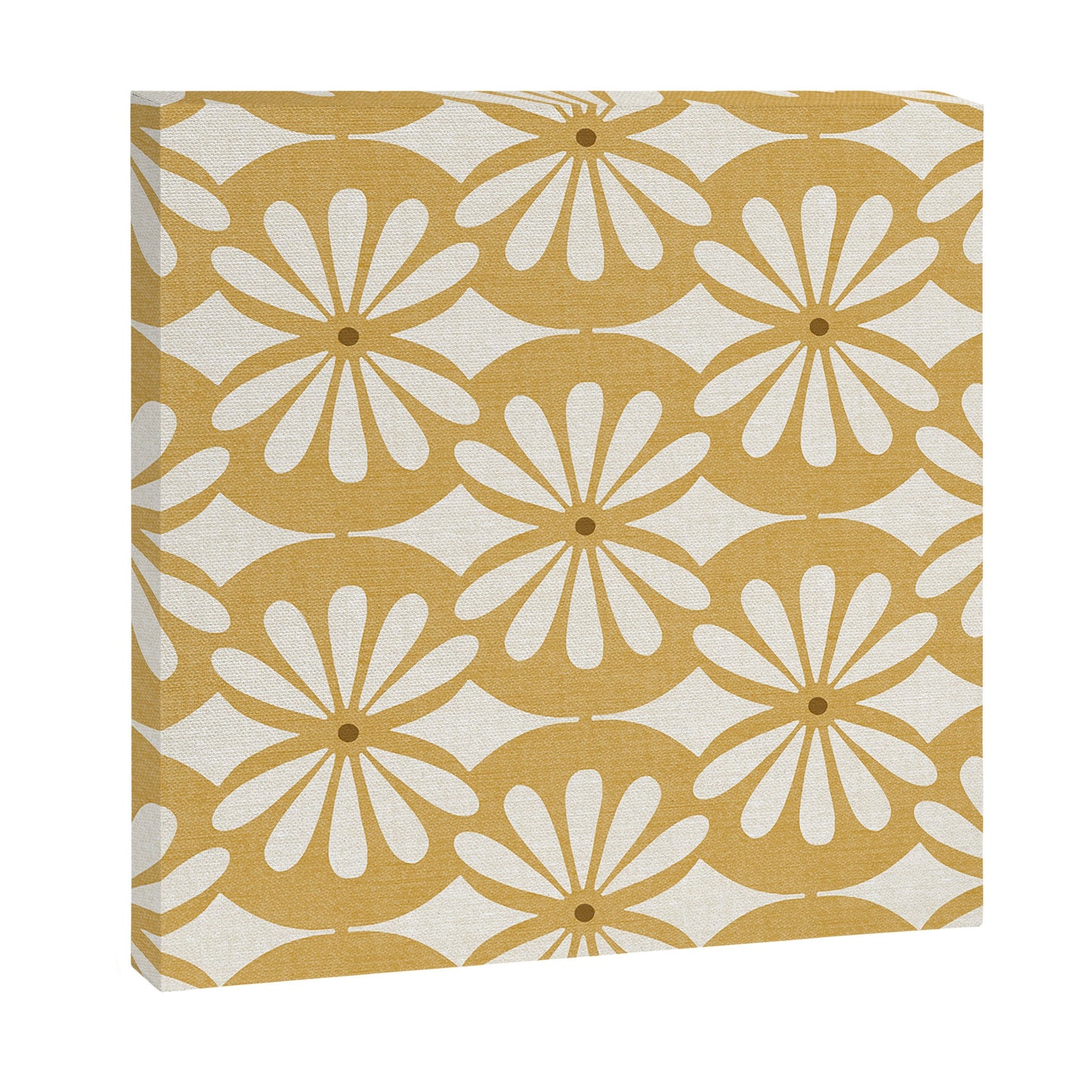 Solstice Boho Geometric Goldenrod Canvas Print Gallery Image 2