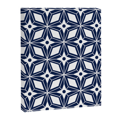 Starburst - Navy Canvas Print Gallery Image 3