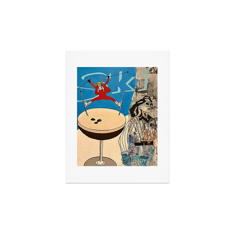 ski! painting Art Print Gallery Image 2