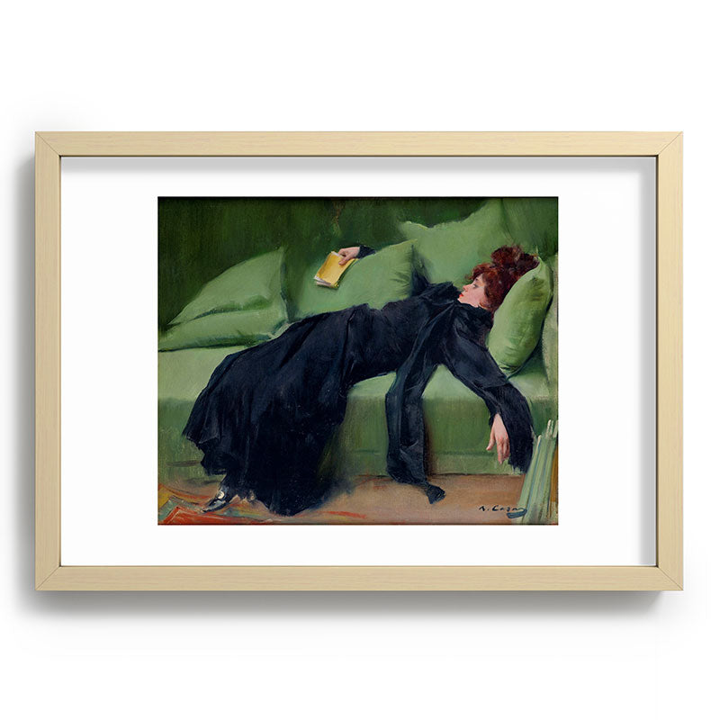 Decadent Young Woman after the Dance Framed Art Print Gallery Image 71