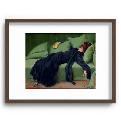 Decadent Young Woman after the Dance Framed Art Print Gallery Image 66