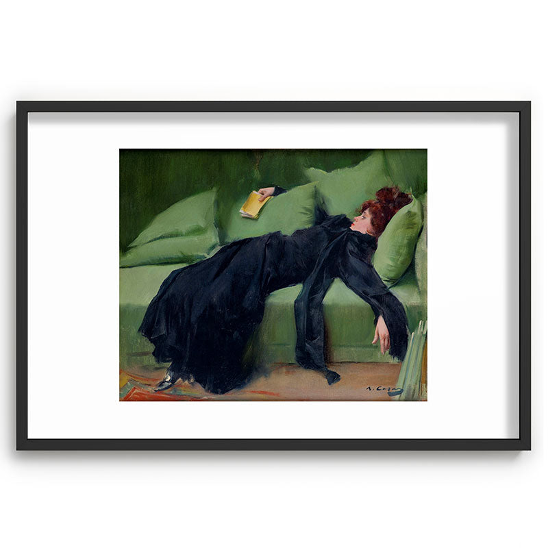 Decadent Young Woman after the Dance Framed Art Print Gallery Image 62