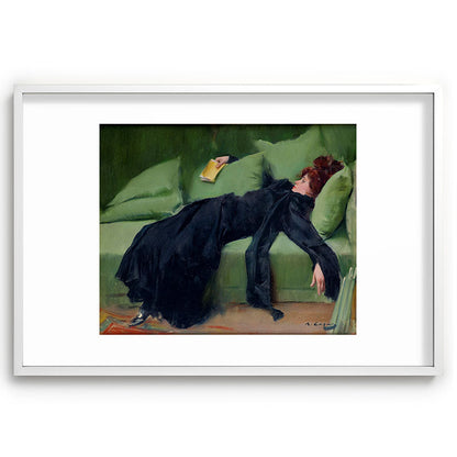 Decadent Young Woman after the Dance Framed Art Print Gallery Image 80