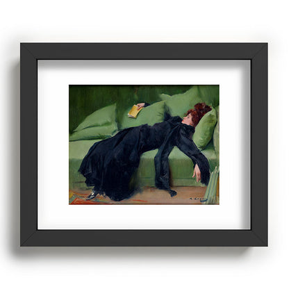 Decadent Young Woman after the Dance Framed Art Print Gallery Image 57