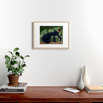 Decadent Young Woman after the Dance Framed Art Print Gallery Image 19