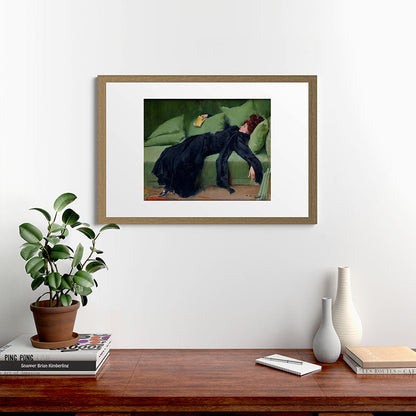 Decadent Young Woman after the Dance Framed Art Print Gallery Image 41