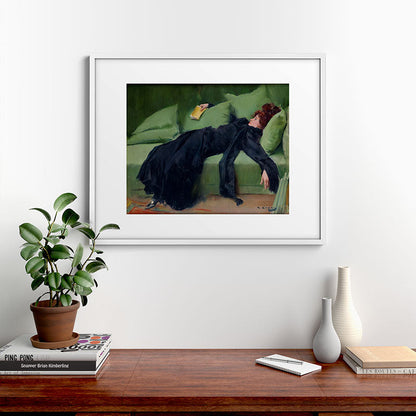 Decadent Young Woman after the Dance Framed Art Print Gallery Image 28
