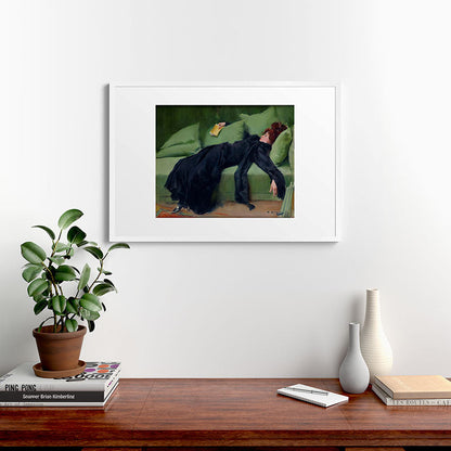 Decadent Young Woman after the Dance Framed Art Print Gallery Image 27