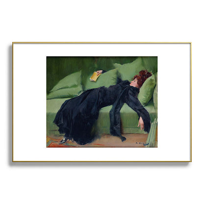 Decadent Young Woman after the Dance Framed Art Print Gallery Image 94