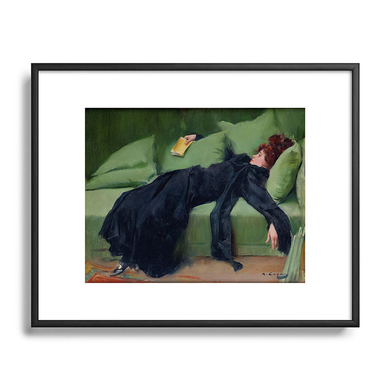 Decadent Young Woman after the Dance Framed Art Print Gallery Image 81