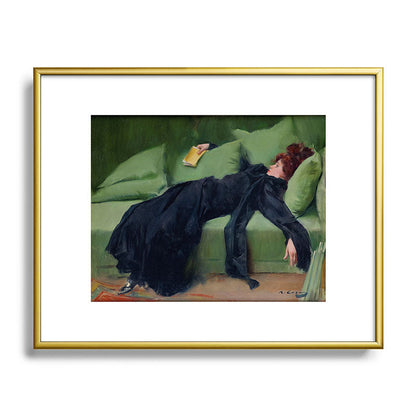 Decadent Young Woman after the Dance Framed Art Print Gallery Image 88