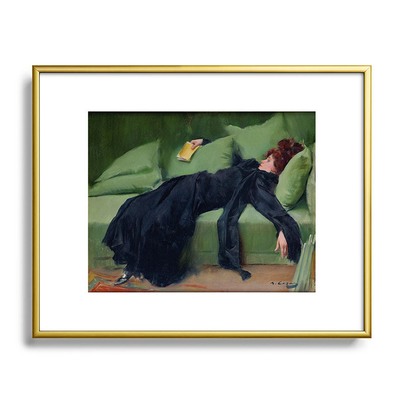 Decadent Young Woman after the Dance Framed Art Print Gallery Image 89
