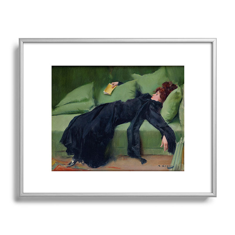 Decadent Young Woman after the Dance Framed Art Print Gallery Image 95