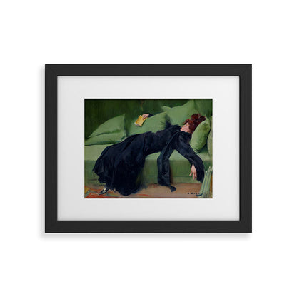Decadent Young Woman after the Dance Framed Art Print Gallery Image 32