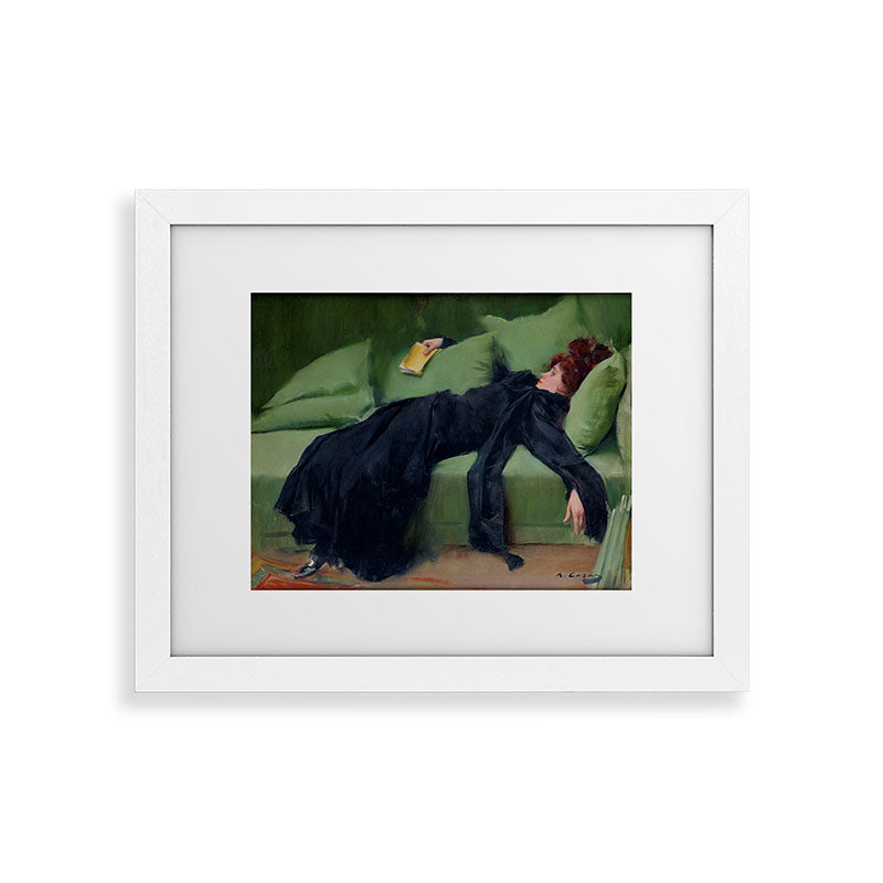 Decadent Young Woman after the Dance Framed Art Print Gallery Image 53