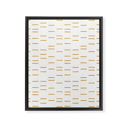 OCHRE LINE Framed Canvas Print Gallery Image 7