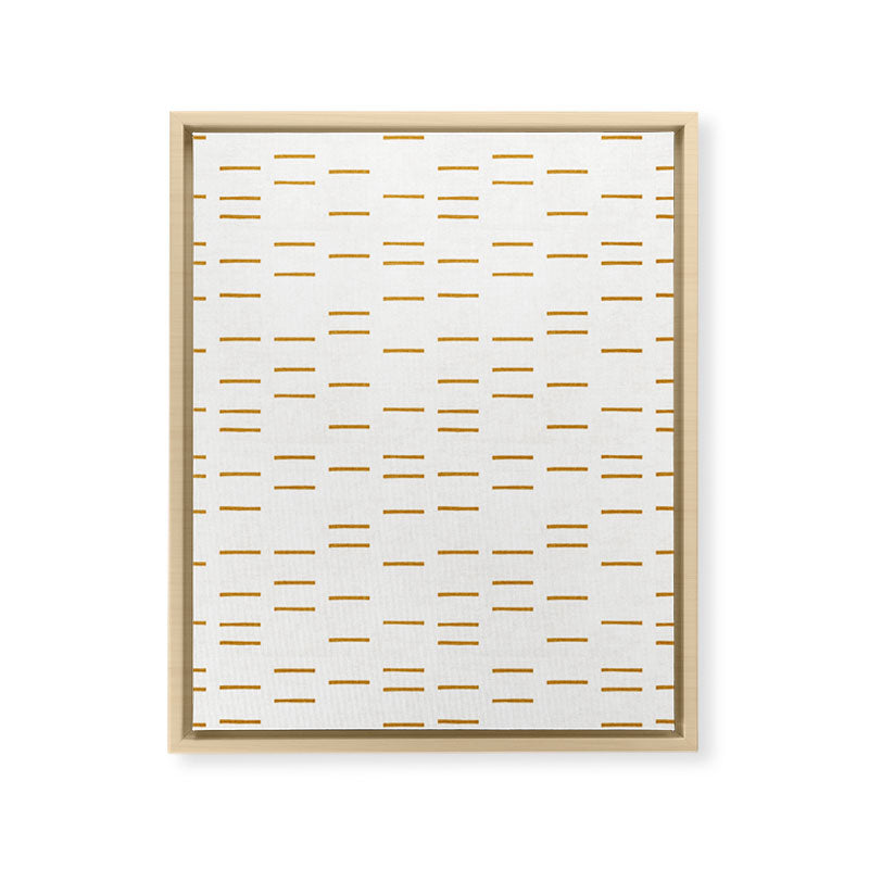 OCHRE LINE Framed Canvas Print Gallery Image 19