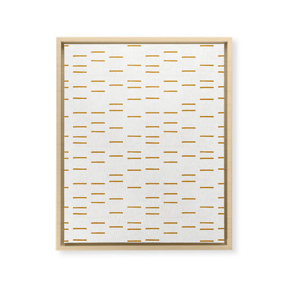 OCHRE LINE Framed Canvas Print Gallery Image 19