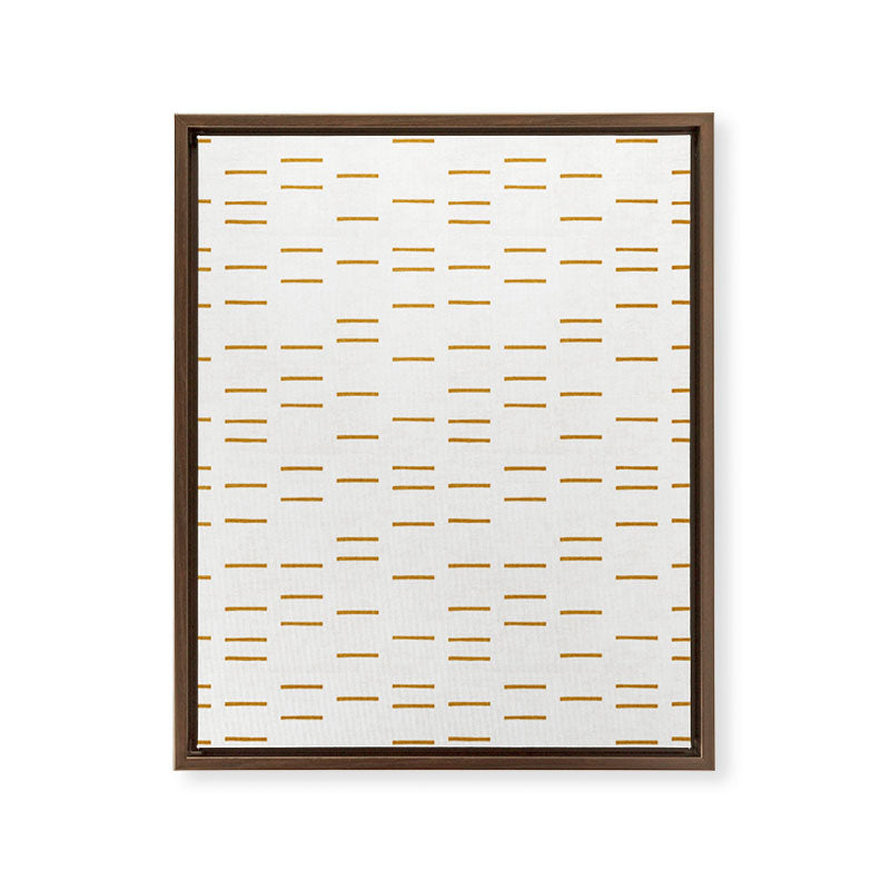 OCHRE LINE Framed Canvas Print Gallery Image 13