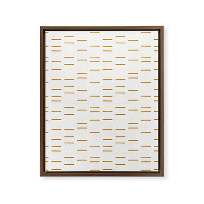 OCHRE LINE Framed Canvas Print Gallery Image 13