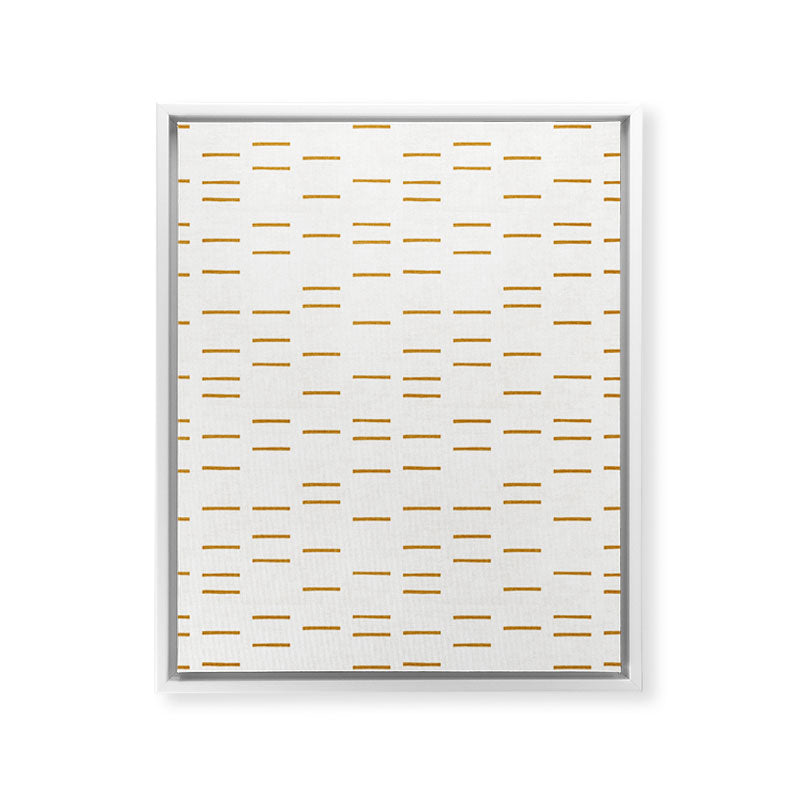OCHRE LINE Framed Canvas Print Gallery Image 31