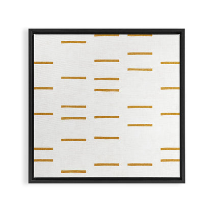 OCHRE LINE Framed Canvas Print Gallery Image 9
