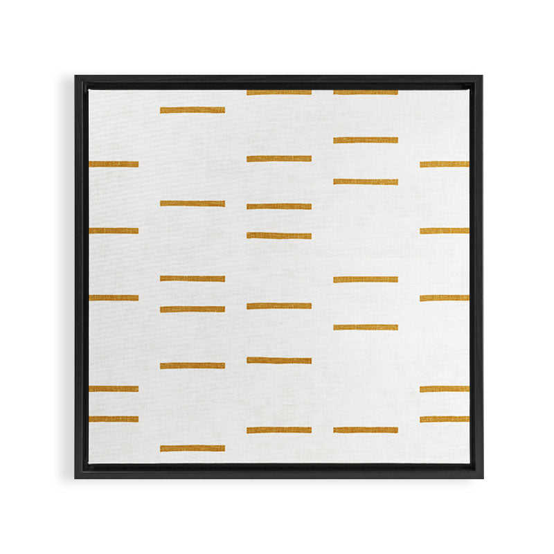 OCHRE LINE Framed Canvas Print Gallery Image 6