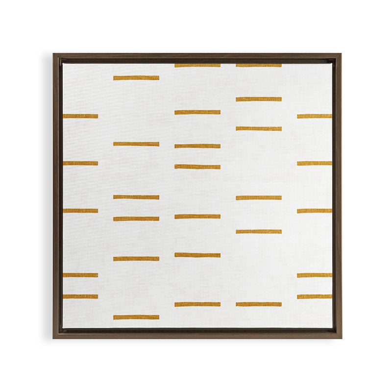 OCHRE LINE Framed Canvas Print Gallery Image 18