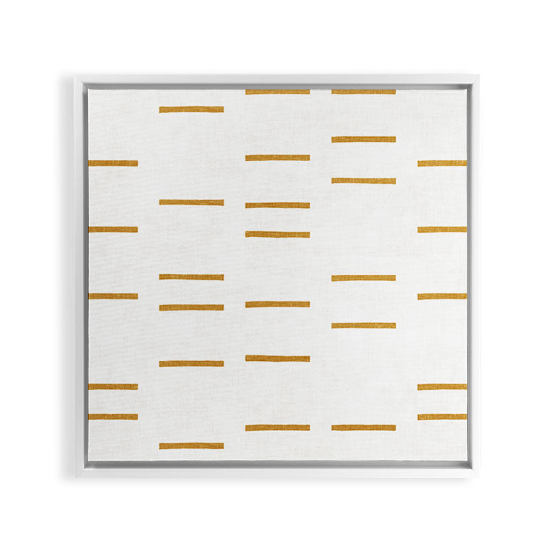 OCHRE LINE Framed Canvas Print Gallery Image 36