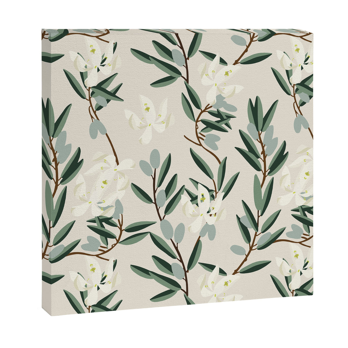 OLIVE BLOOM Canvas Print Gallery Image 9