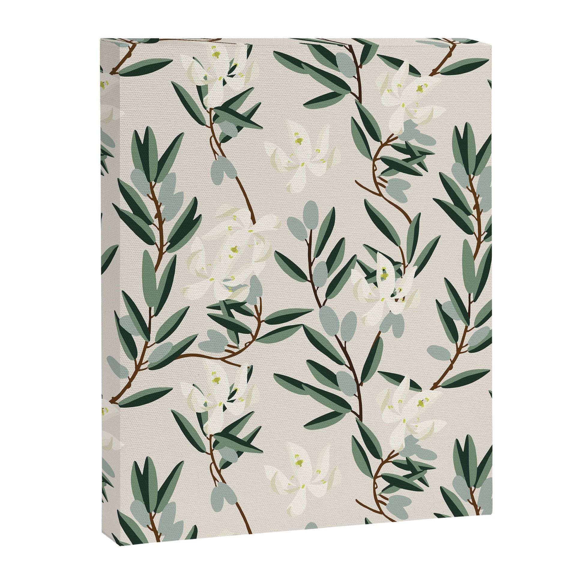 OLIVE BLOOM Canvas Print Gallery Image 1