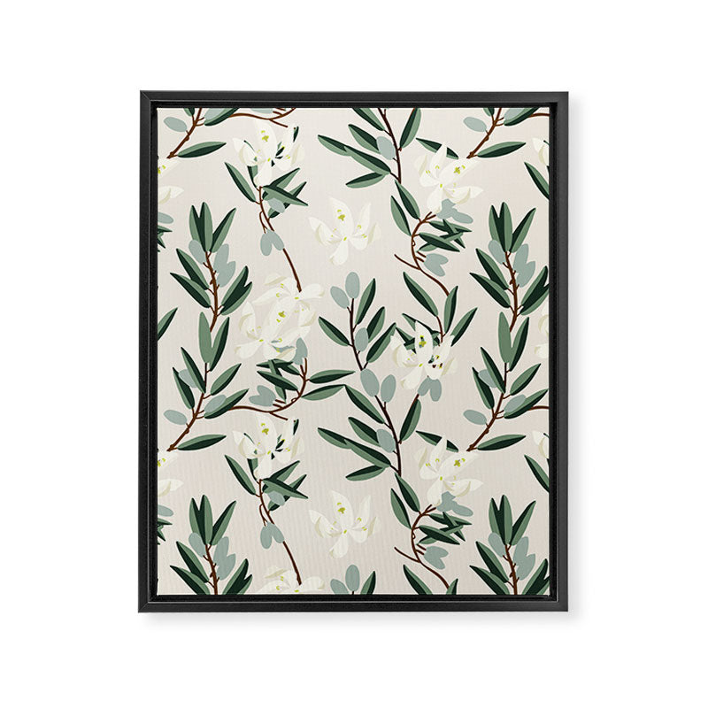 OLIVE BLOOM Framed Canvas Print Gallery Image 7