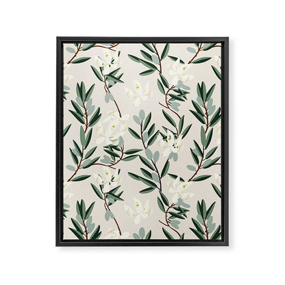 OLIVE BLOOM Framed Canvas Print Gallery Image 7