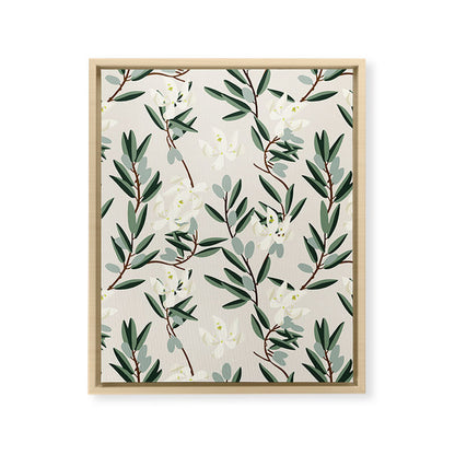OLIVE BLOOM Framed Canvas Print Gallery Image 19