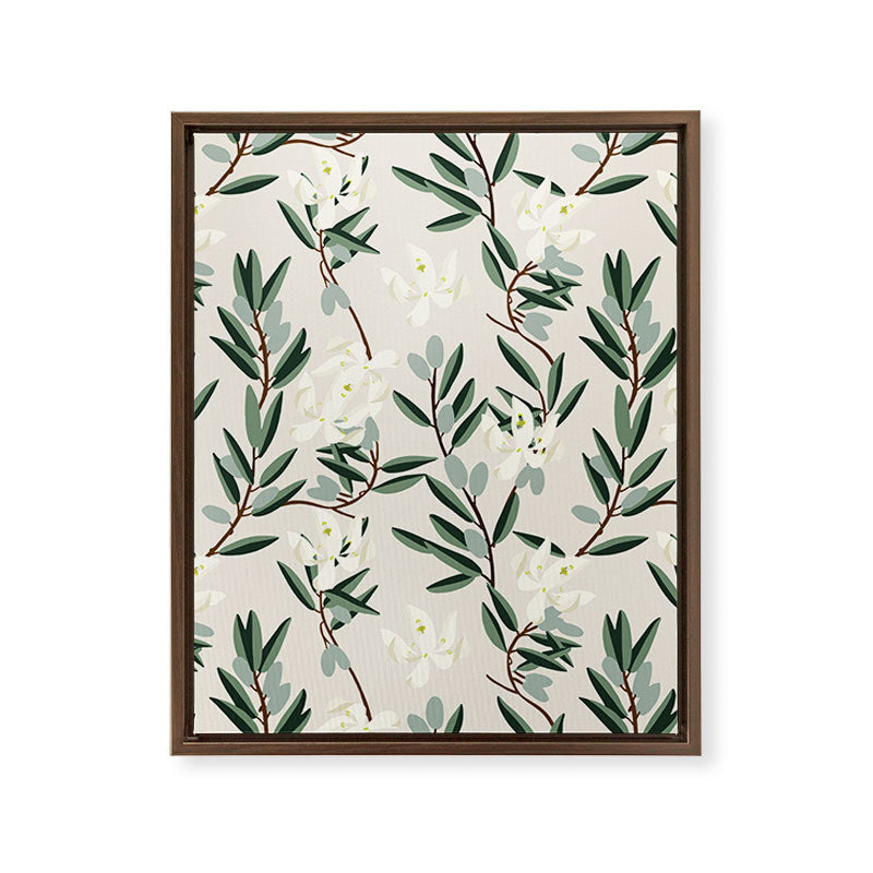 OLIVE BLOOM Framed Canvas Print Gallery Image 14