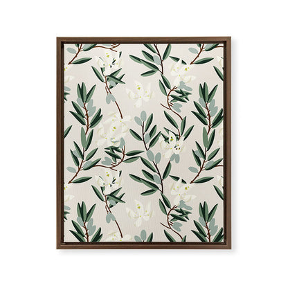 OLIVE BLOOM Framed Canvas Print Gallery Image 16